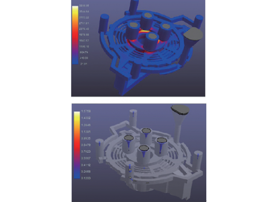 Casting simulation system CAE